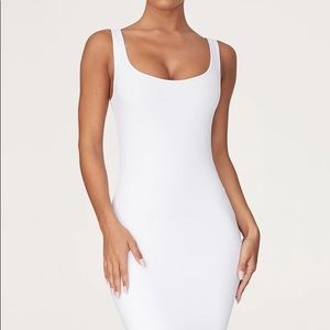 Meshki white body con dress 🤍